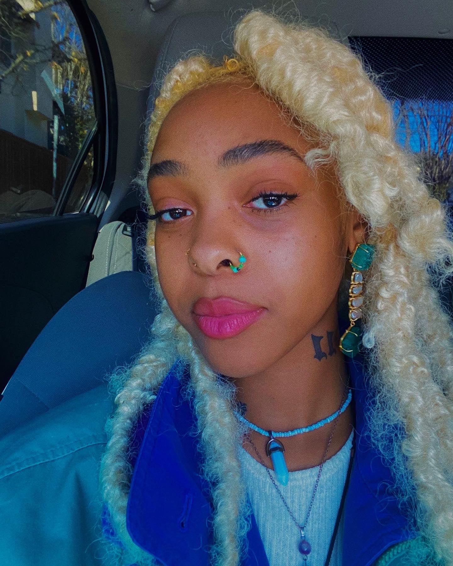 ZE Druzy Gem Stone Earring