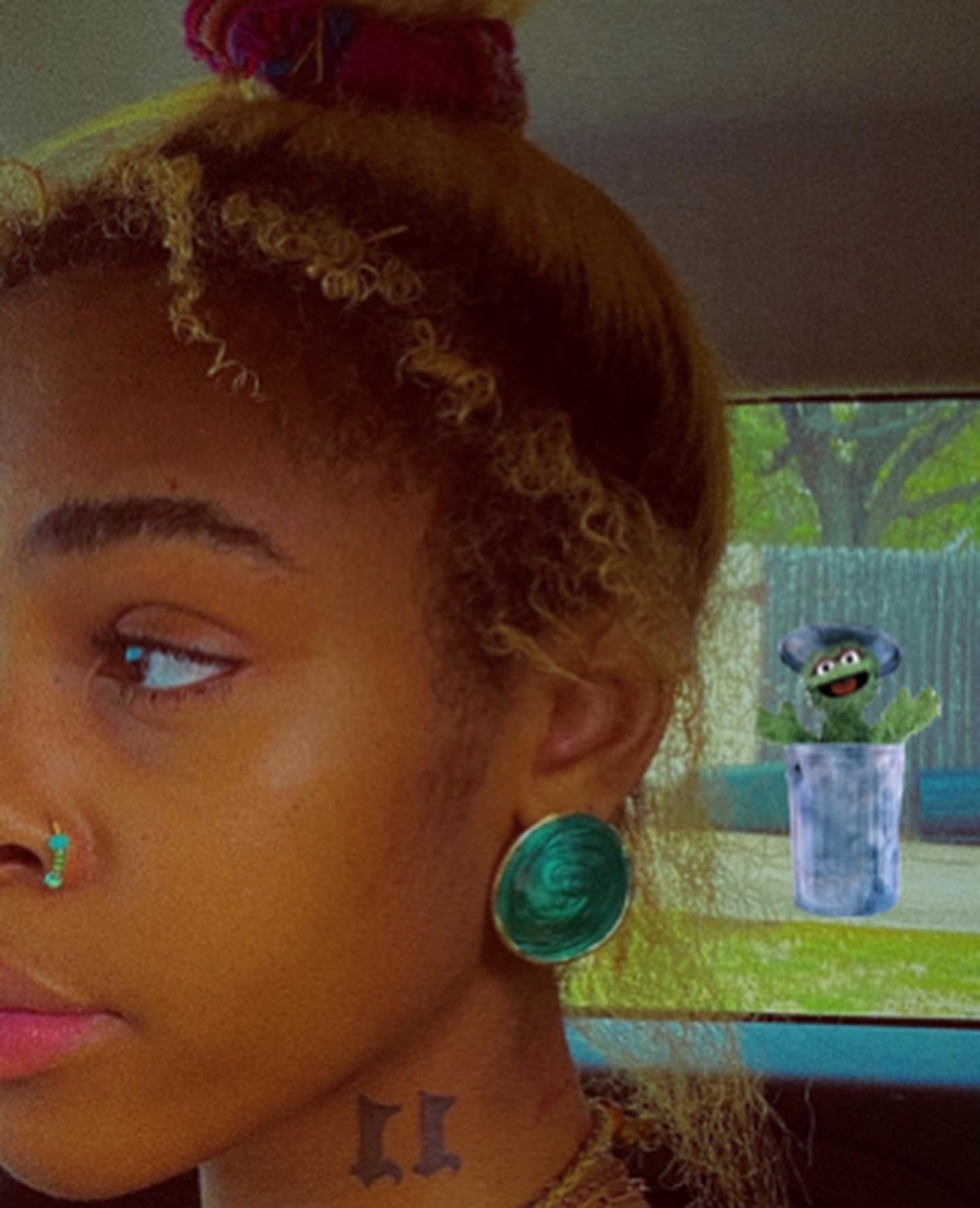 ZE Jaded Circle earring