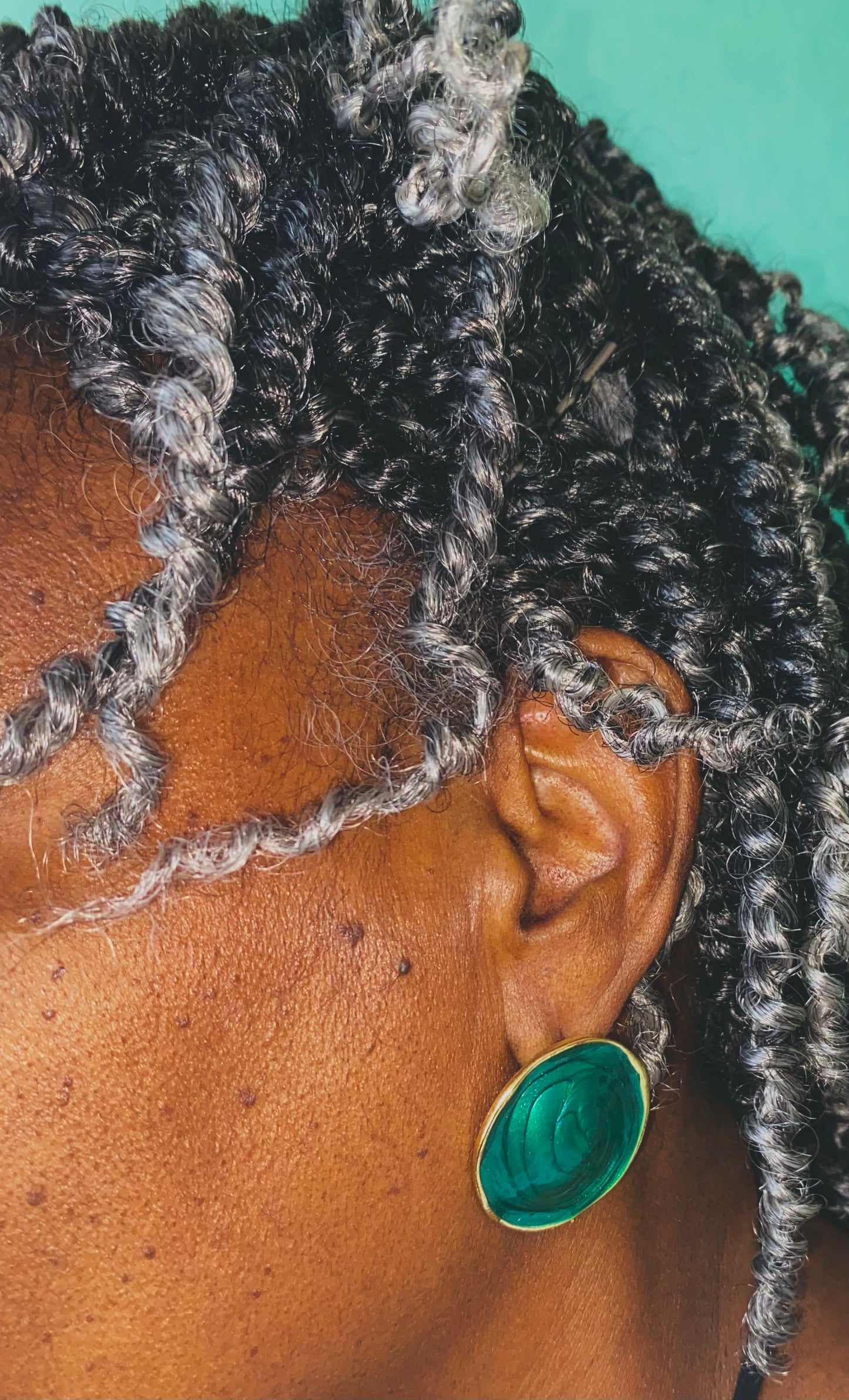ZE Jaded Circle earring
